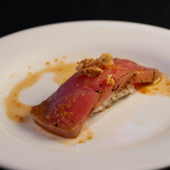 Cajun Bluefin Tuna Sushi.