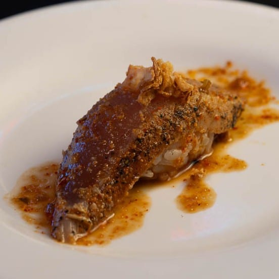 Cajun Albacore Sushi.