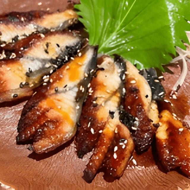 Freshwater Eel /Unagi Sashimi.