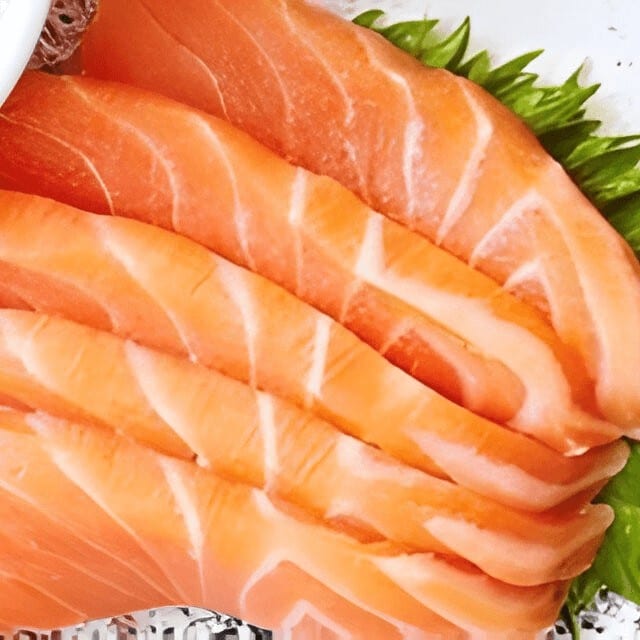 Salmon Belly / Sake Toro Sashimi.