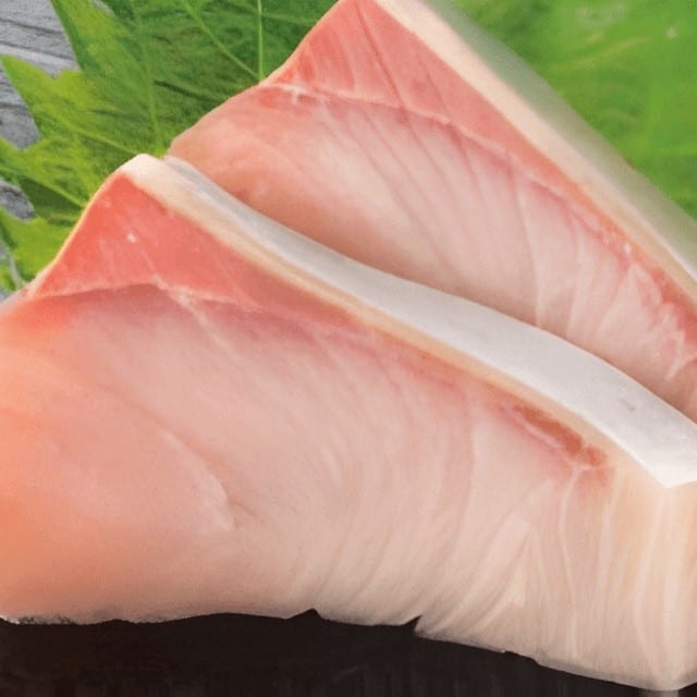 Seared Yellowtail Sashimi.