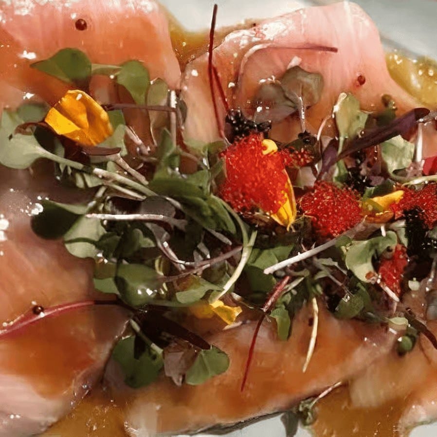 Yellowtail Carpaccio.