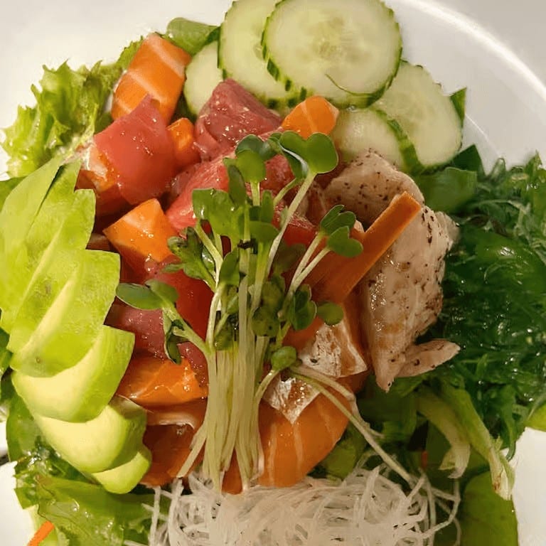 Sashimi Salad.