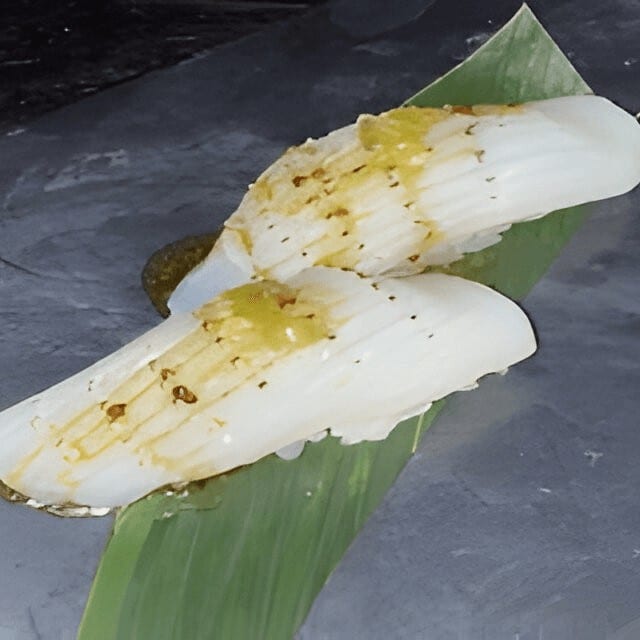 Squid / Ika Sushi.