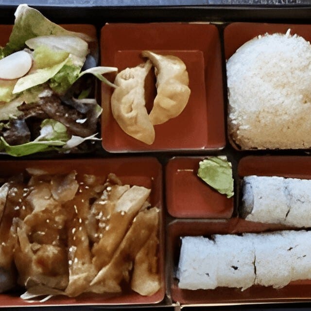 Lunch Bento Box - 2 Items.