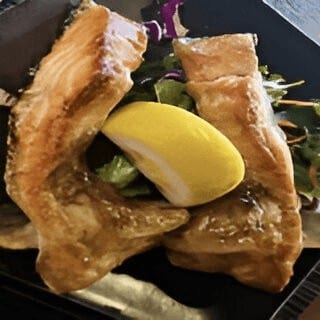 Salmon Kama Grilled Salmon Collar.