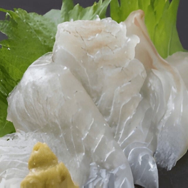 Halibut / Hirame Sashimi.