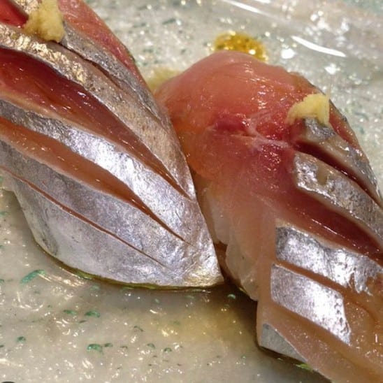 Spanish Mackerel / Aji Sushi.