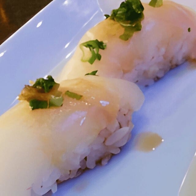 Halibut/ Hirame Sushi.