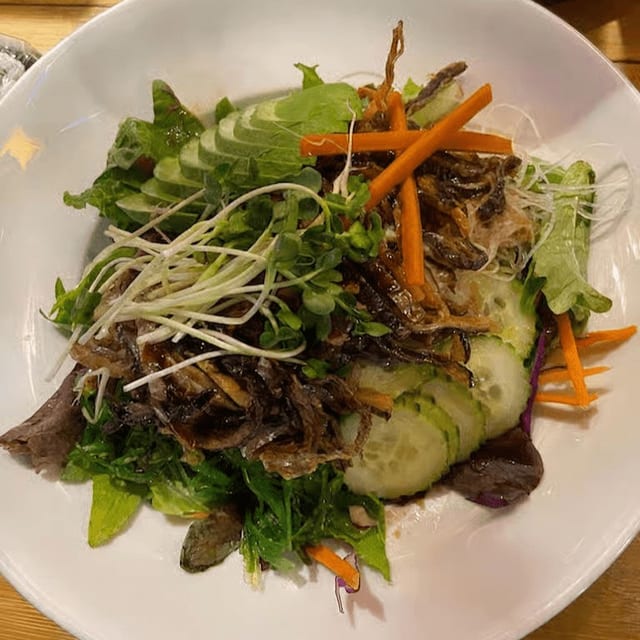 Salmon Skin Salad.