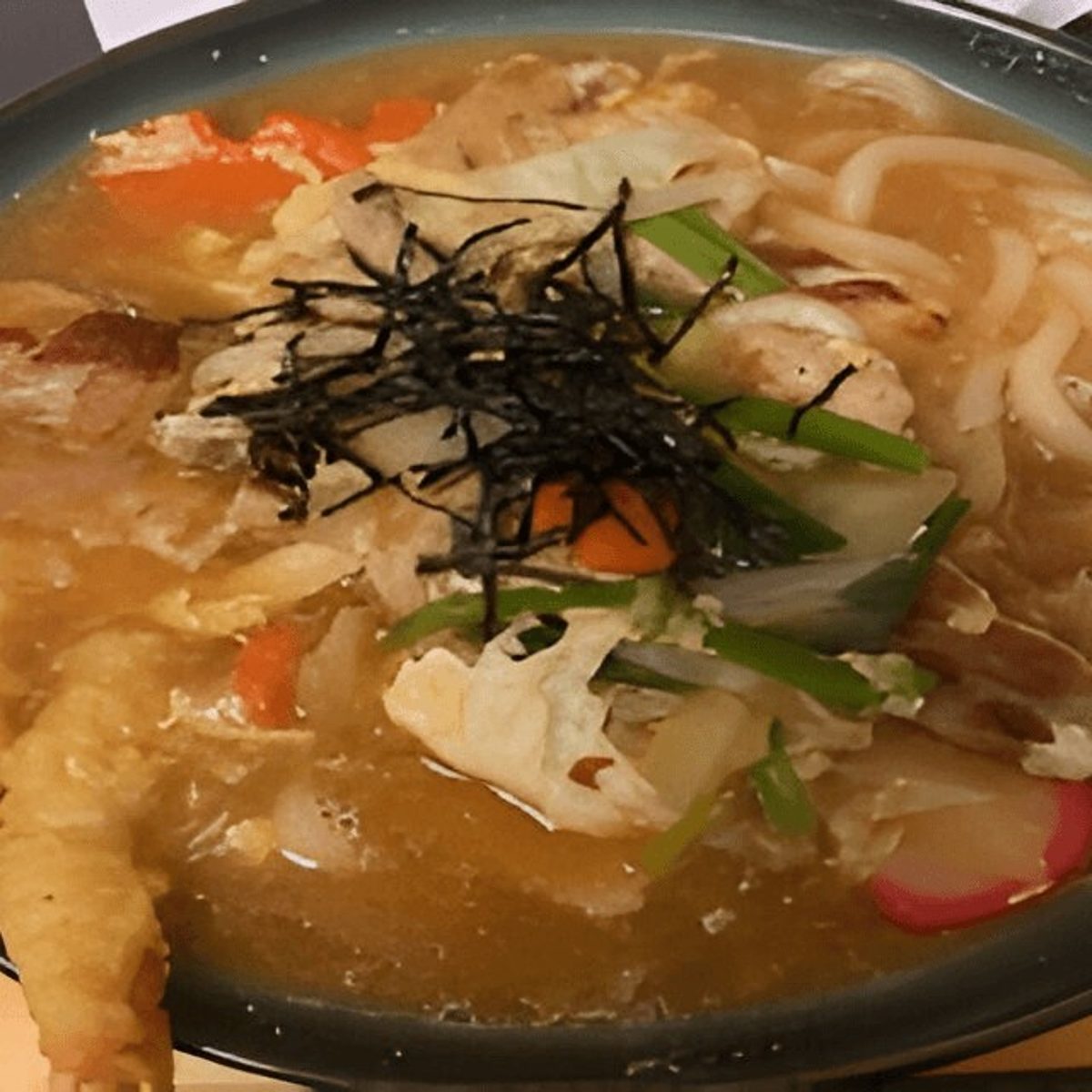 Udon with Chicken and Egg