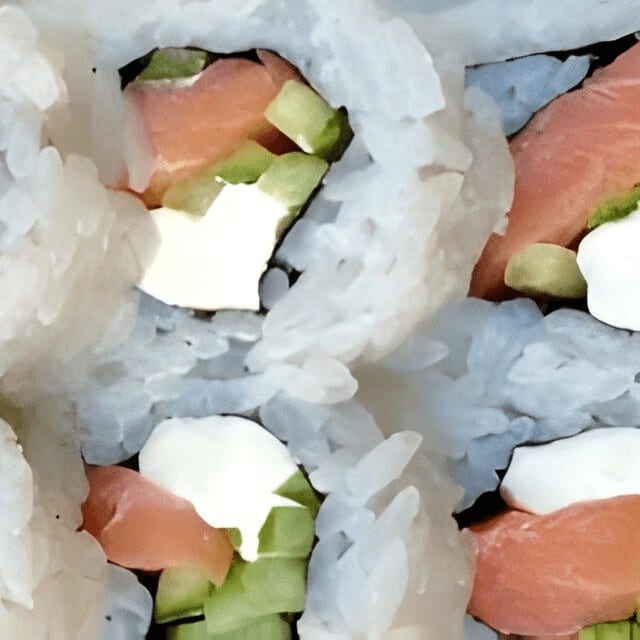 Salmon Mango Roll.