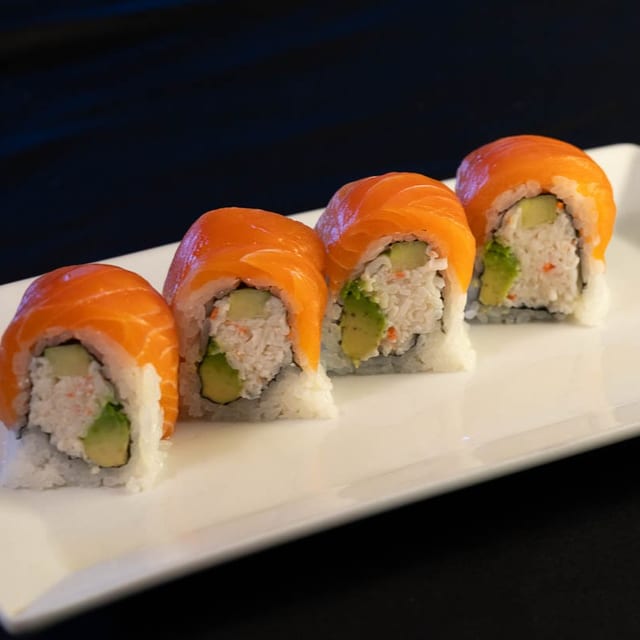 Truffle Salmon Roll.