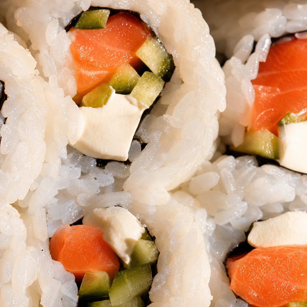 Salmon Mango Roll.