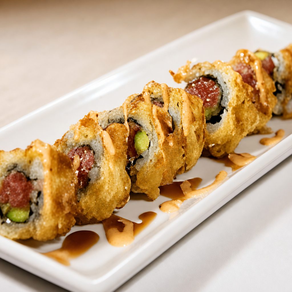 Spicy Tuna Tempura Roll.
