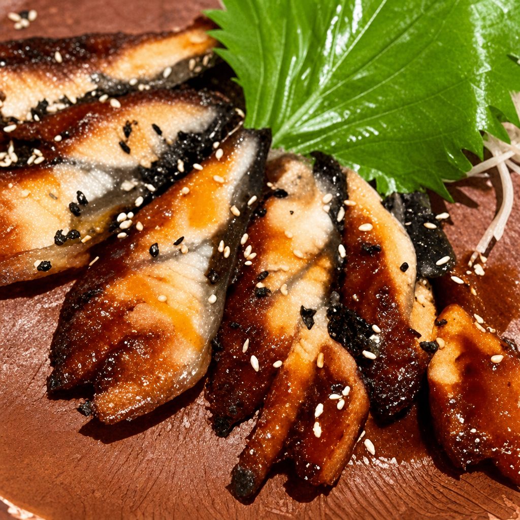 Freshwater Eel /Unagi Sashimi.