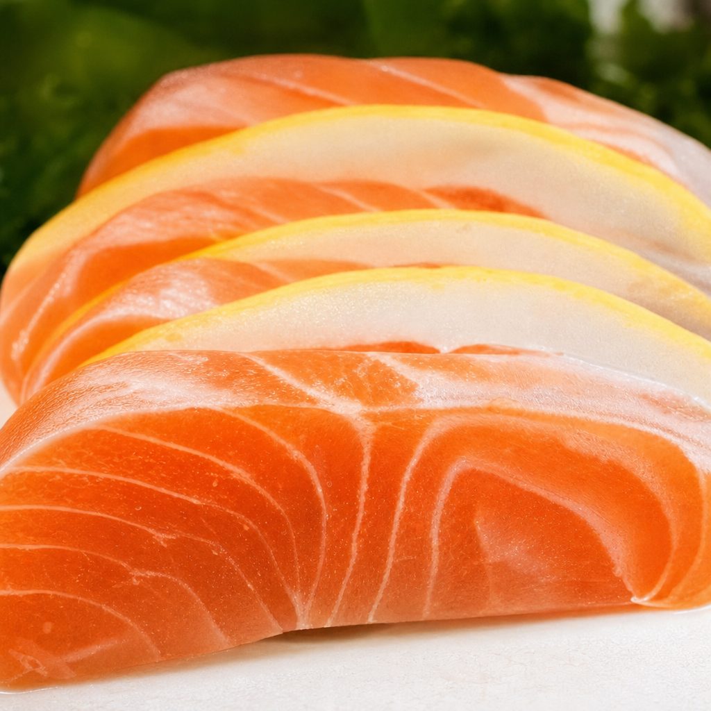Salmon Belly / Sake Sashimi.
