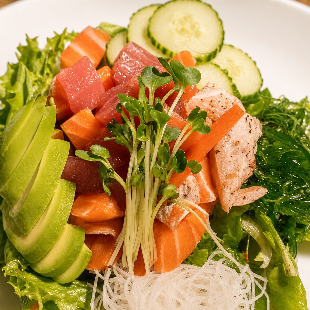 Sashimi Salad.