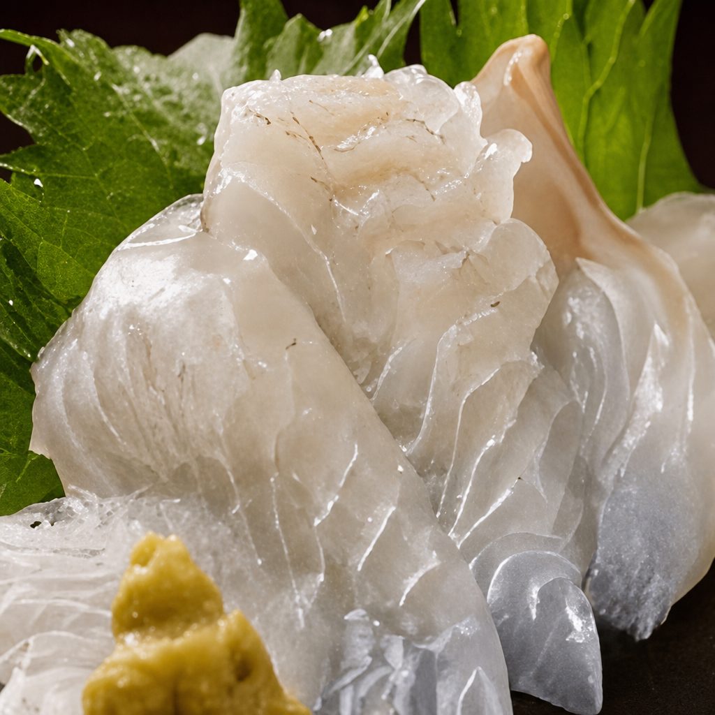 Halibut / Hirame Sashimi.