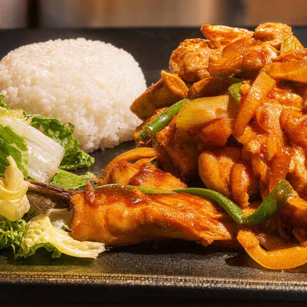 Spicy Chicken Teriyaki.