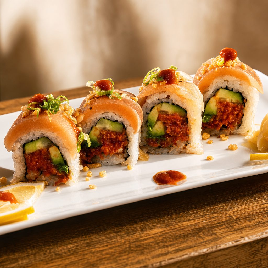 Garlic Albacore Roll.
