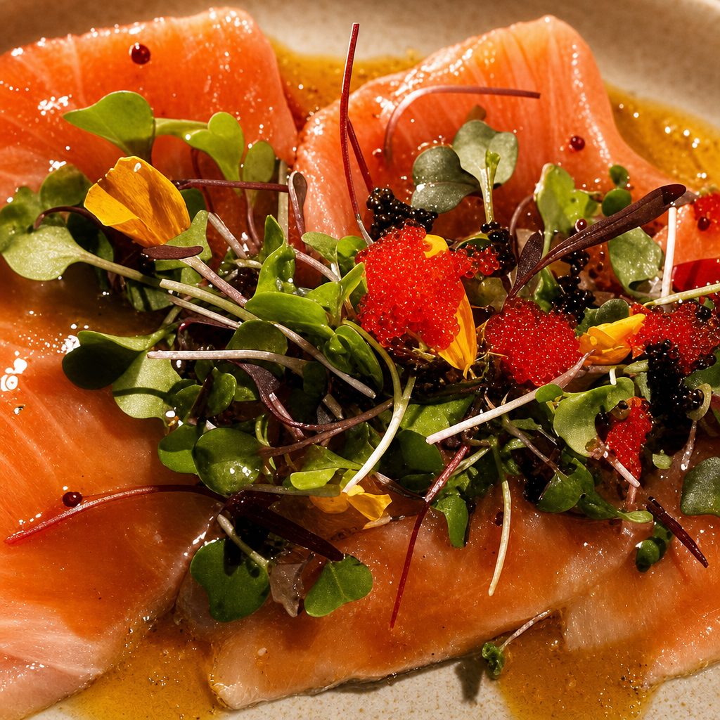 Yellowtail Carpaccio.