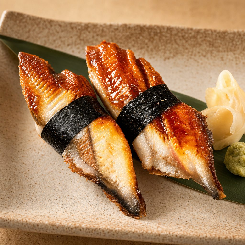 Freshwater Eel/ Unagi Sushi.