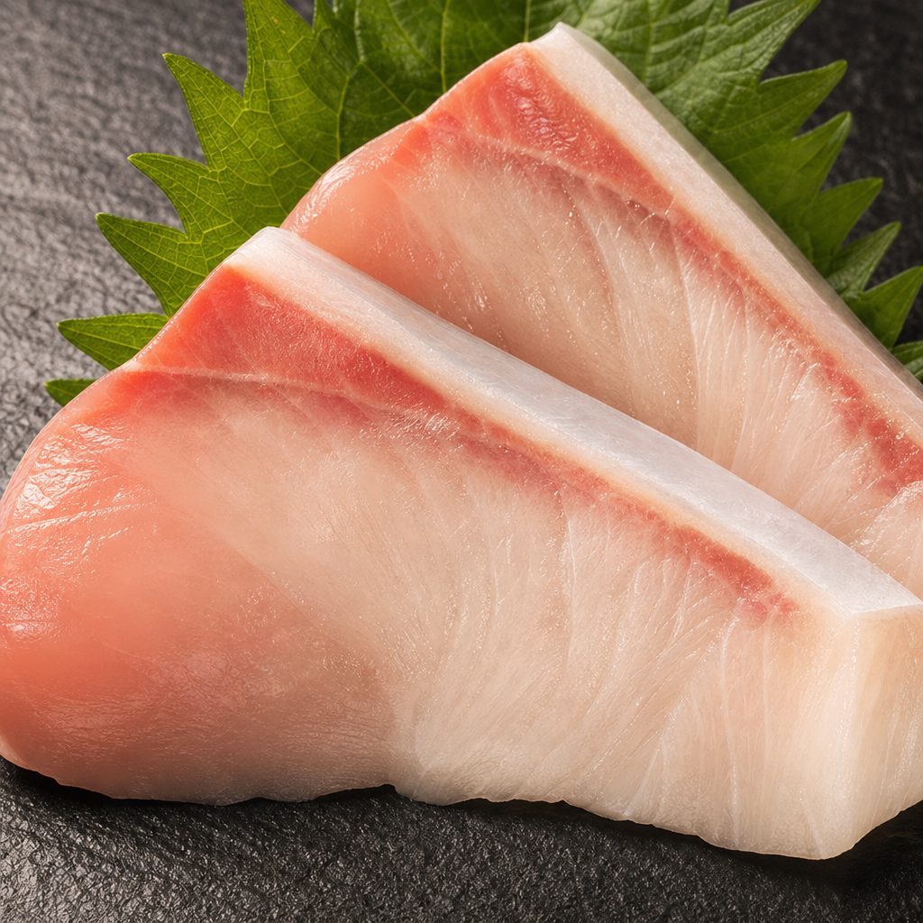 Seared Yellowtail Sashimi.